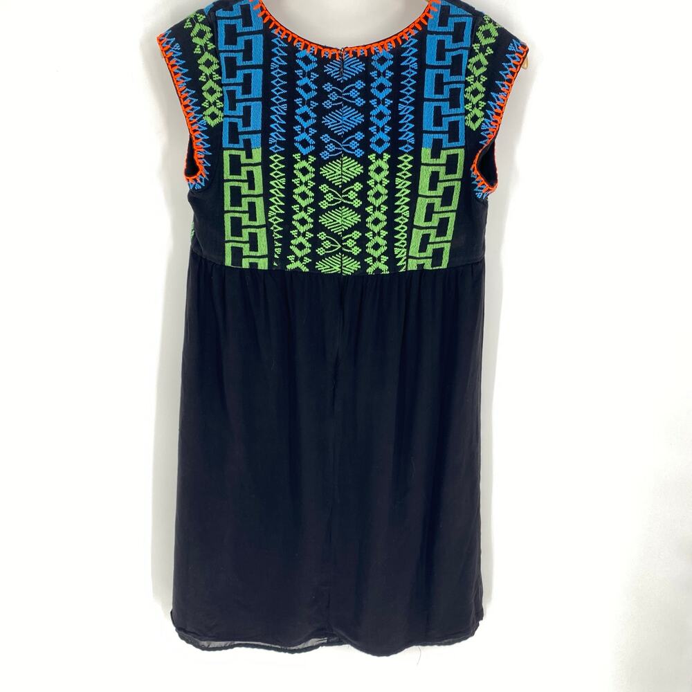 Uncle‎ Frank Dress Women’s XS Black Embroidered Bohemian Festival Romantic